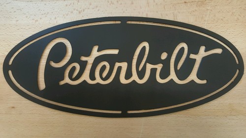 Logo peterbilt metallo arte - logo,