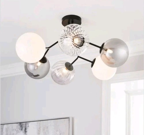 Dunelm nila plafoniera semi - nila,